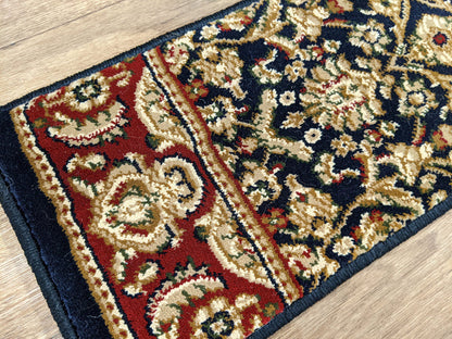 Dynamic Rugs Stair Treads Legacy Navy Stair Treads 58004-530 26in x 9in Sold Individually