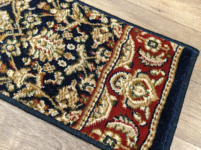 Dynamic Rugs Stair Treads Legacy Navy Stair Treads 58004-530 26in x 9in Sold Individually