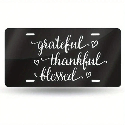 License Plate Decorations