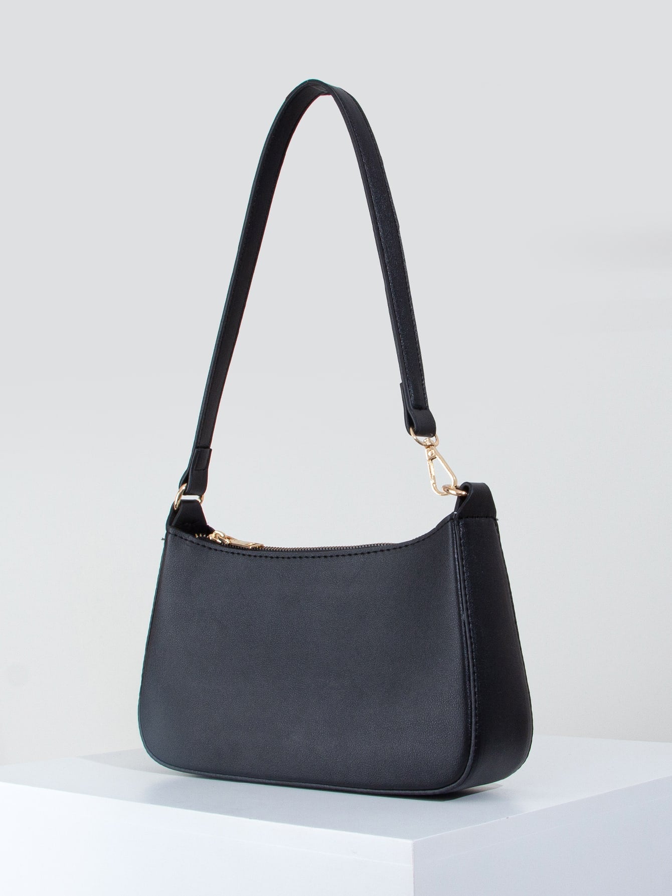 Lightweight,Business Casual Minimalist Zipper Up Shoulder Bag For Teen Girls Women