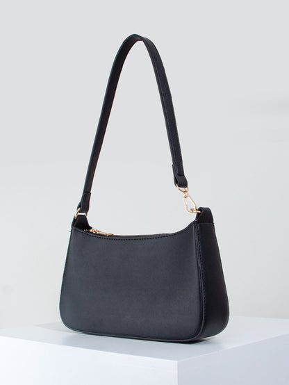 Lightweight,Business Casual Minimalist Zipper Up Shoulder Bag For Teen Girls Women