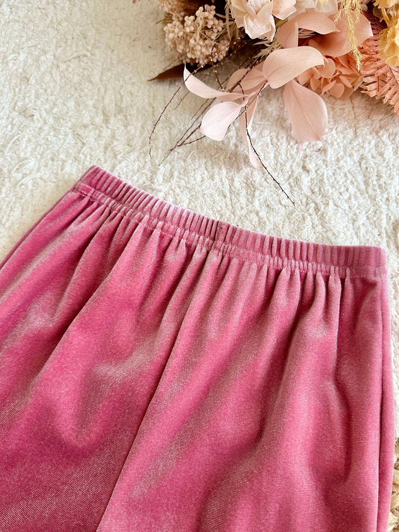 LMoss Kids Baby Girl Letter Print Flutter Sleeve Long Sleeve T-Shirt And Pants Casual Everyday Set