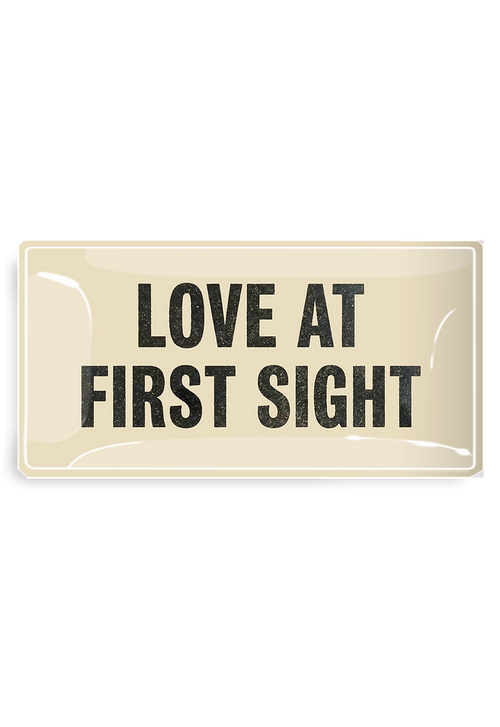 Love At First Sight Decoupage Glass Tray - Ben's Garden