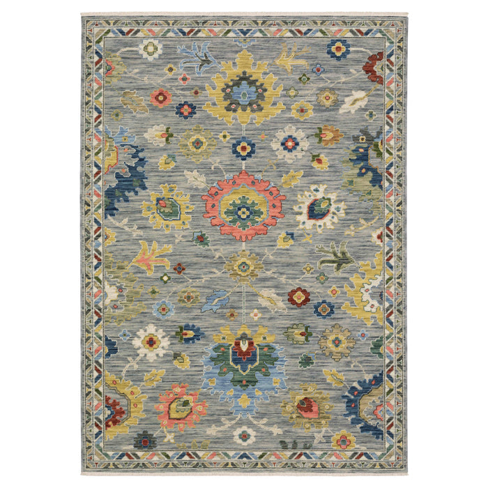 Oriental Weavers Area Rugs Lucca Area Rugs 2888g Oushak Grey Wool-Nylon Blend In 8 Sizes