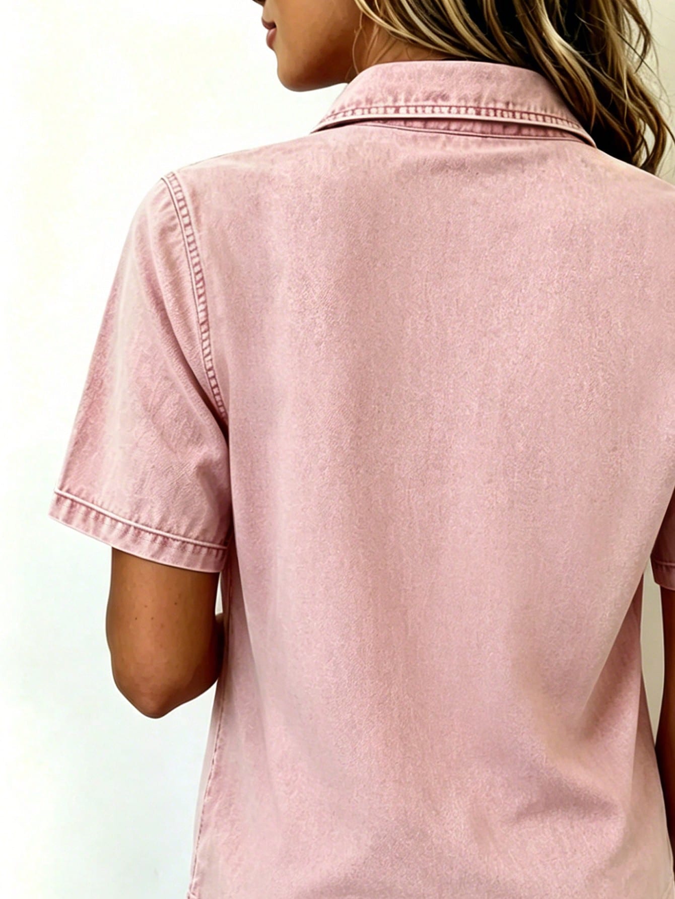 LUNE Hot-Selling Recommended Casual Design Polo Collar Plus Size Women's Short Sleeve, Daily Shopping Date Commute, Loose Slimming Versatile Summer Style