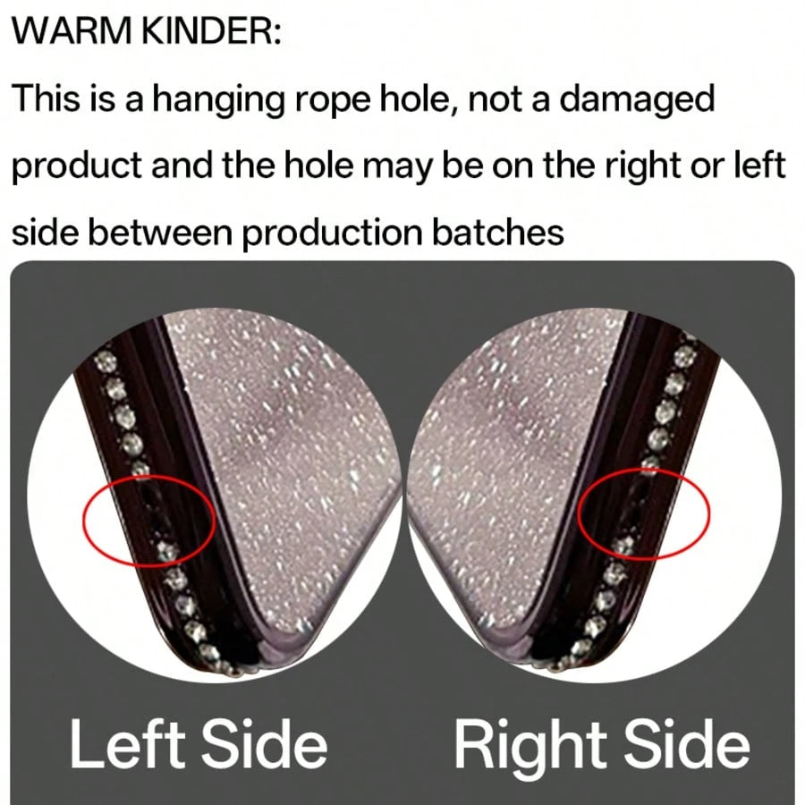Luxury Electroplated Rhinestone Glitter Makeup Mirror Magnetic Stand Phone Case Compatible With IPhone 17 16E 15 14 13 12 11 X XS Max XR Pro Plus Galaxy A02S-A07 A12-A17 A22-A26 A32-A36 A50-A56 S20-S