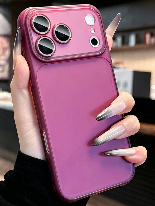 Luxury Four Corners Matte Transparent Anti Slip Border Phone Case Compatible With IPhone 17 Pro Max 17 Pro 17 16 Pro Max 16 Pro 16 15 Pro Max 15 Pro 15 14 Pro Max 14 Pro 14 13 Pro Max 13 Pro 13 12 Pro