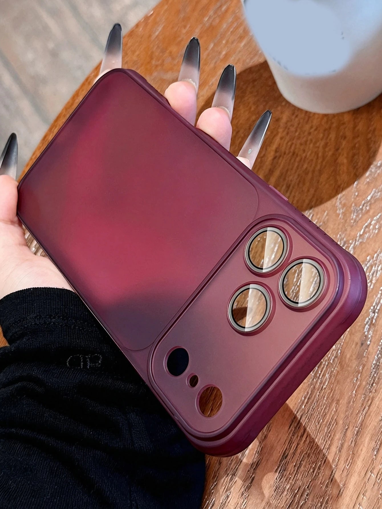 Luxury Four Corners Matte Transparent Anti Slip Border Phone Case Compatible With IPhone 17 Pro Max 17 Pro 17 16 Pro Max 16 Pro 16 15 Pro Max 15 Pro 15 14 Pro Max 14 Pro 14 13 Pro Max 13 Pro 13 12 Pro