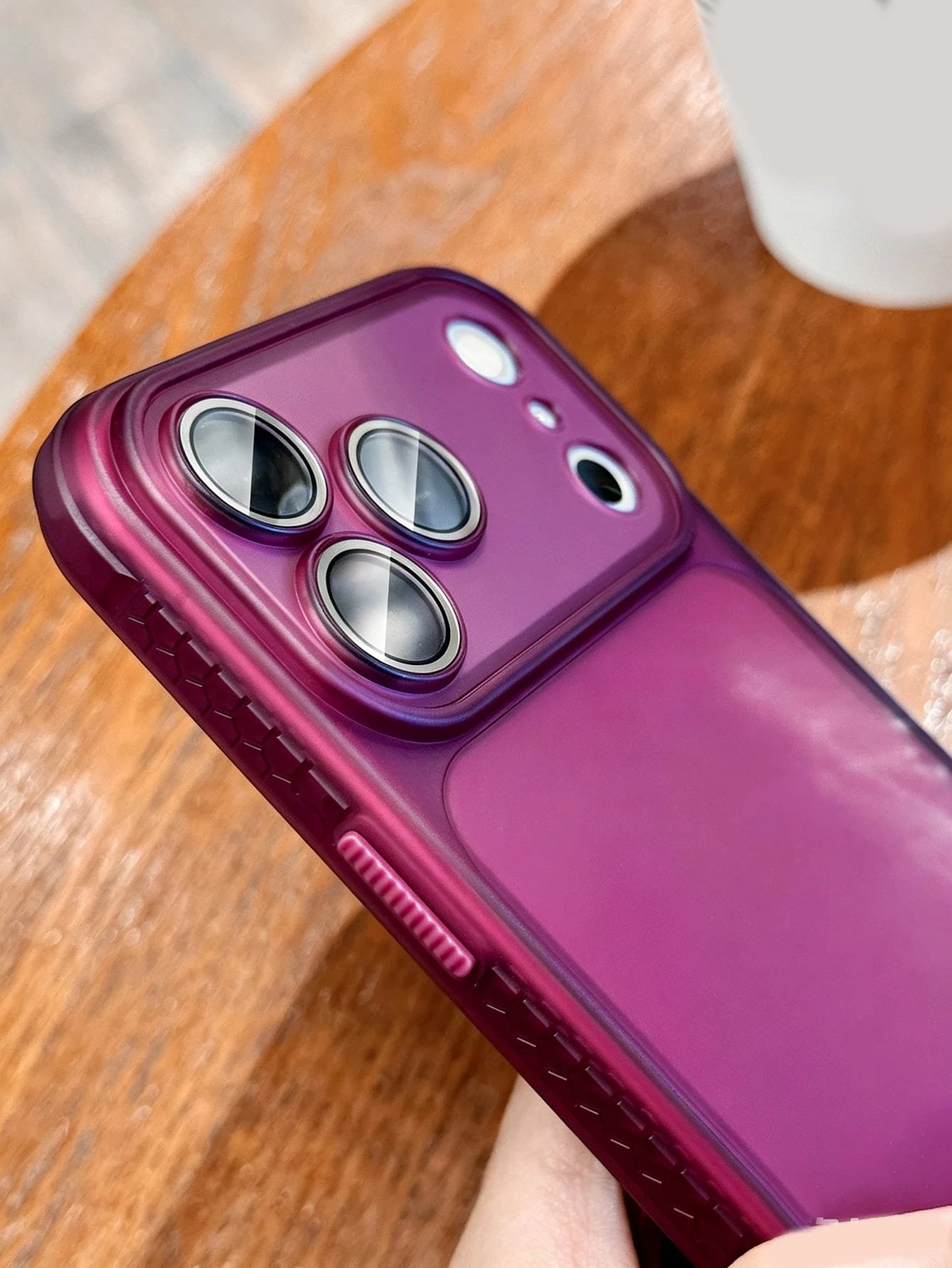 Luxury Four Corners Matte Transparent Anti Slip Border Phone Case Compatible With IPhone 17 Pro Max 17 Pro 17 16 Pro Max 16 Pro 16 15 Pro Max 15 Pro 15 14 Pro Max 14 Pro 14 13 Pro Max 13 Pro 13 12 Pro
