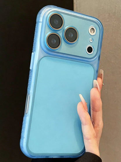 Luxury Four Corners Matte Transparent Anti Slip Border Phone Case Compatible With IPhone 17 Pro Max 17 Pro 17 16 Pro Max 16 Pro 16 15 Pro Max 15 Pro 15 14 Pro Max 14 Pro 14 13 Pro Max 13 Pro 13 12 Pro