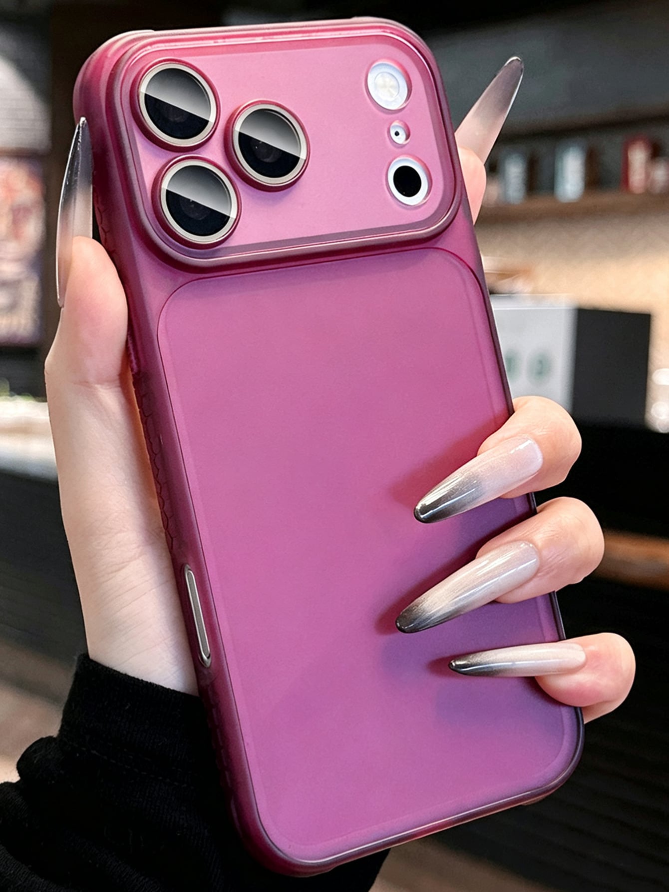 Luxury Four Corners Matte Transparent Anti Slip Border Phone Case Compatible With IPhone 17 Pro Max 17 Pro 17 16 Pro Max 16 Pro 16 15 Pro Max 15 Pro 15 14 Pro Max 14 Pro 14 13 Pro Max 13 Pro 13 12 Pro