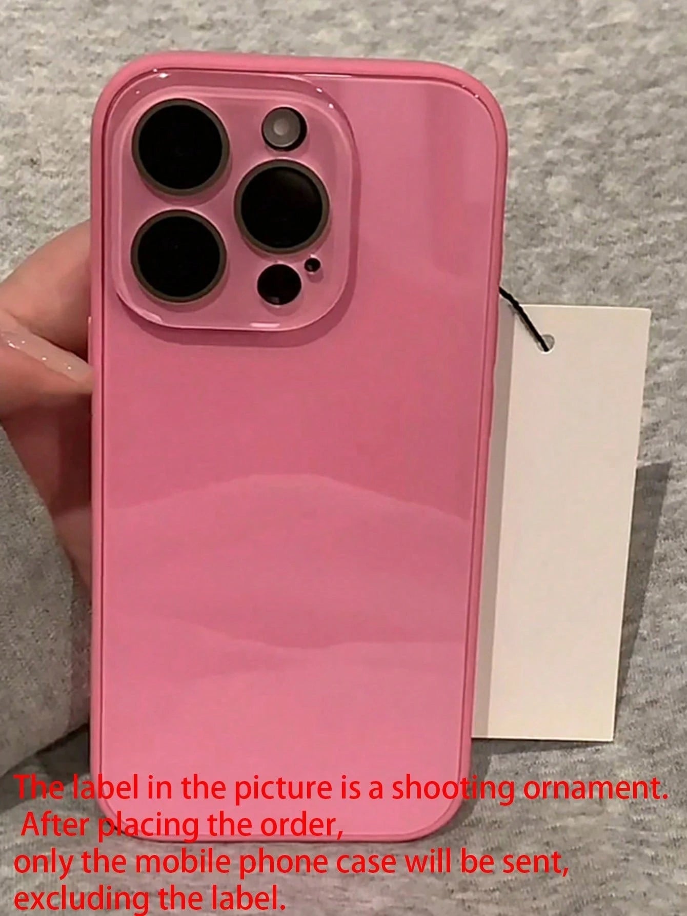 Luxury Pink Glossy Mirror Element Solid Glass Phone Case Suitable For 17 Pro Max 16 15 14 13 12 11 Pro Max Lens Protection Shock-Resistant Frame Hard Back Cover Spring Gift Party