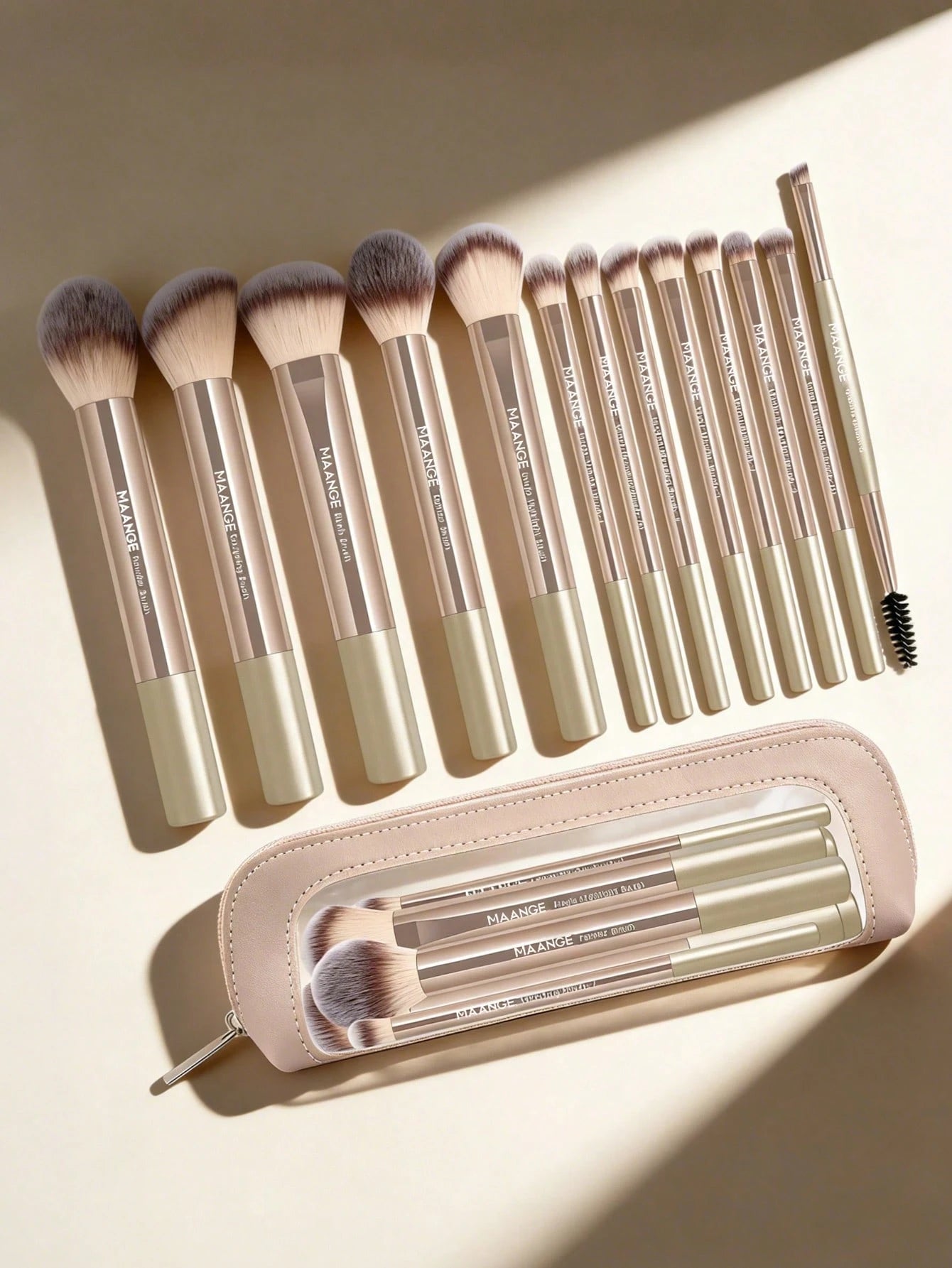 MAANGE 1/7pcs 13/20pcs Professional Makeup Brush Set, Includes Accessories And Storage Box, Foundation Brush, Loose Powder Brush, Blush Brush, Highlighter Brush, Contour Brush, Eyeshadow Brush, Concea