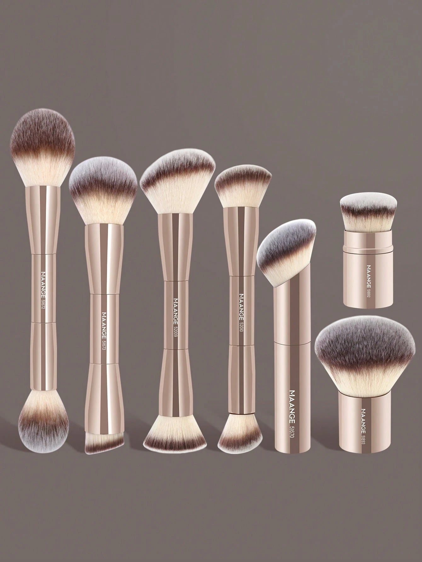 MAANGE 1/7pcs 13/20pcs Professional Makeup Brush Set, Includes Accessories And Storage Box, Foundation Brush, Loose Powder Brush, Blush Brush, Highlighter Brush, Contour Brush, Eyeshadow Brush, Concea