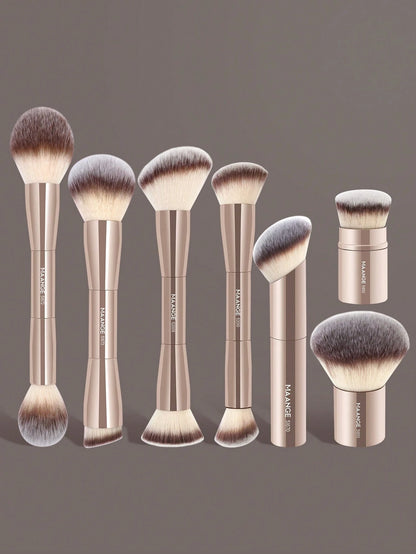 MAANGE 1/7pcs 13/20pcs Professional Makeup Brush Set, Includes Accessories And Storage Box, Foundation Brush, Loose Powder Brush, Blush Brush, Highlighter Brush, Contour Brush, Eyeshadow Brush, Concea