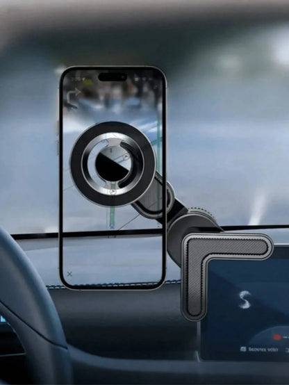 Magnetic Car Phone Holder – 360° Rotating Arm, Strong Magnetic Suction, Air Vent Clip Mount, Hands-Free, Floating Screen Car Phone Holder, Hands-Free Car Phone Holder, Suitable For Smartphones