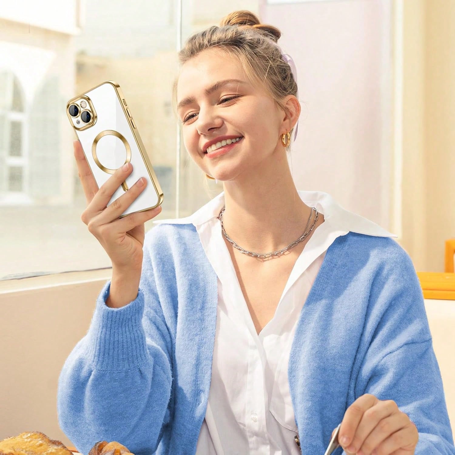 Magnetic Clear For IPhone 17 Pro Max Case With Camera Lens Protector Plating Edge Slim Soft TPU Cover Protective Phone Case For 16 Pro Max 15 14 Plus 13 12 11 XS Max XR 7 8 Plus SE 2022