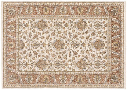 Oriental Weavers Area Rugs Maharaja 5091Q Beige-Rust Area Rugs By OW Rugs
