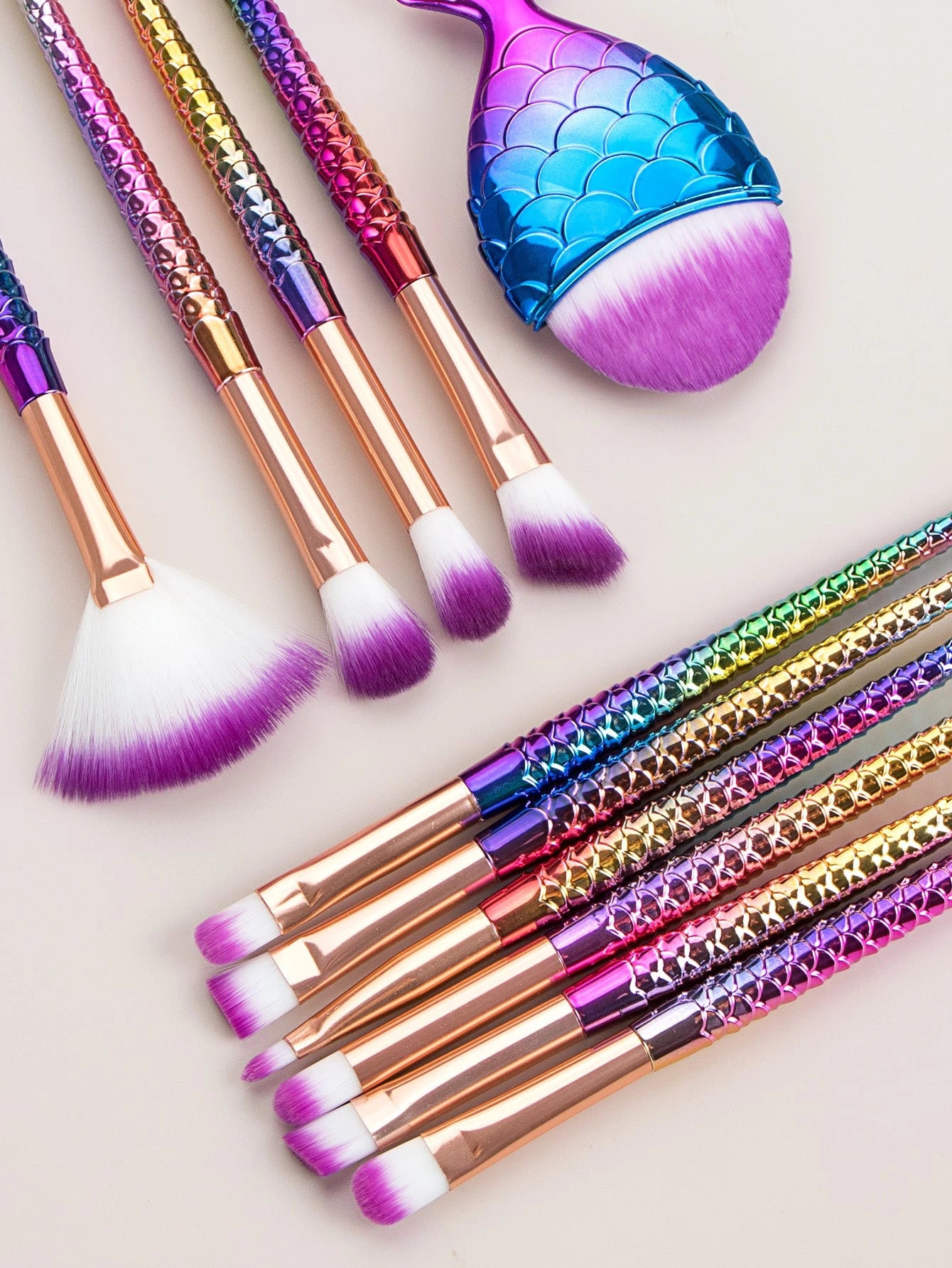 Makeup Brush Sets, 11pcs Creative Multifunctional Makeup Brush For Making Up Supply For Dresser For Cream Powder Liquid For Makeup Foundation Cream Lotion Moisturizer Gel Peel And Mud Sheets, Makeup B