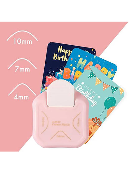 Manual Round Corner Punch Heavy Duty Cutter DIY Paper Cutter Suitable For R4/R7/R10mm Dies Suitable For Planner And Scrapbook Supplies DIY Business Card Printing Scrapbook Planner Business Card