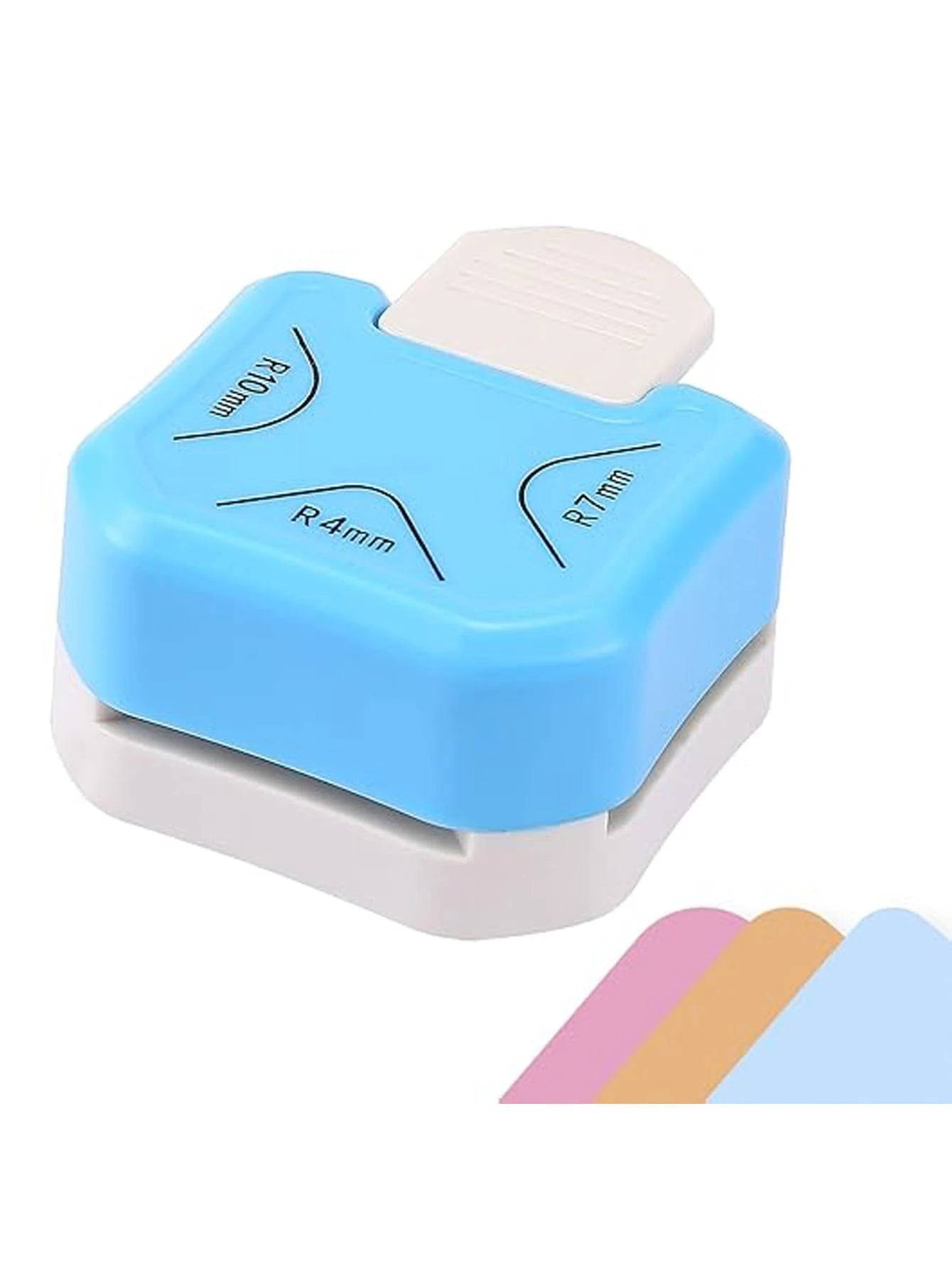 Manual Round Corner Punch Heavy Duty Cutter DIY Paper Cutter Suitable For R4/R7/R10mm Dies Suitable For Planner And Scrapbook Supplies DIY Business Card Printing Scrapbook Planner Business Card