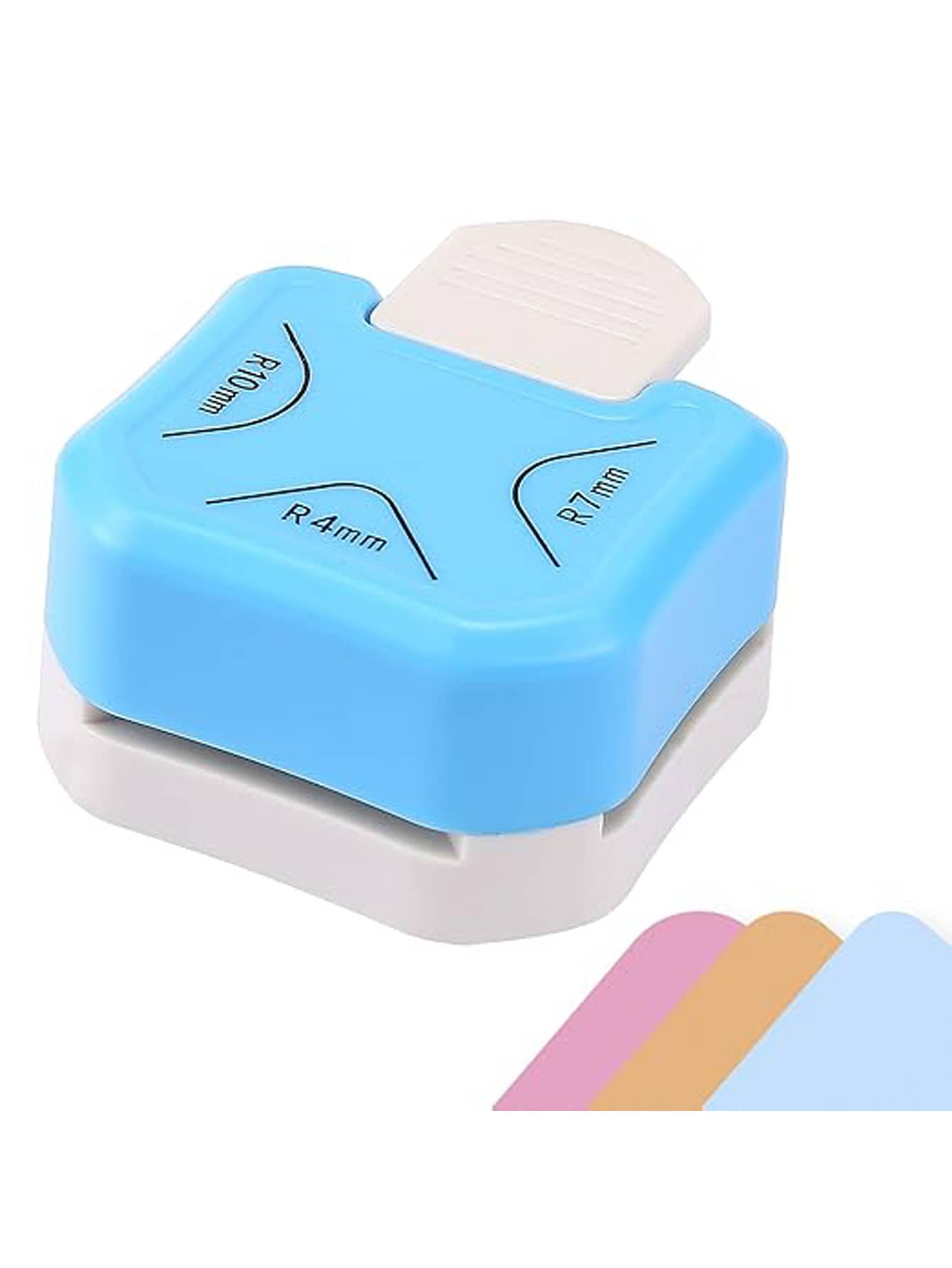 Manual Round Corner Punch Heavy Duty Cutter DIY Paper Cutter Suitable For R4/R7/R10mm Dies Suitable For Planner And Scrapbook Supplies DIY Business Card Printing Scrapbook Planner Business Card