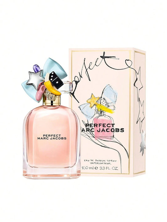 Marc Jacobs Perfect Eau De Parfum – Floral Women's Perfume – With Notes Of Rhubarb, Daffodil 3.3 Fl Oz