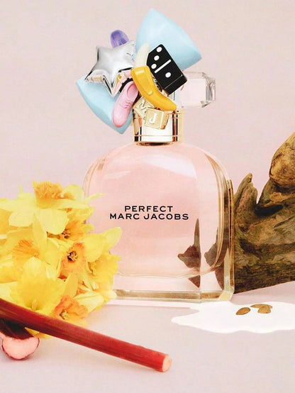 Marc Jacobs Perfect Eau De Parfum – Floral Women's Perfume – With Notes Of Rhubarb, Daffodil 3.3 Fl Oz