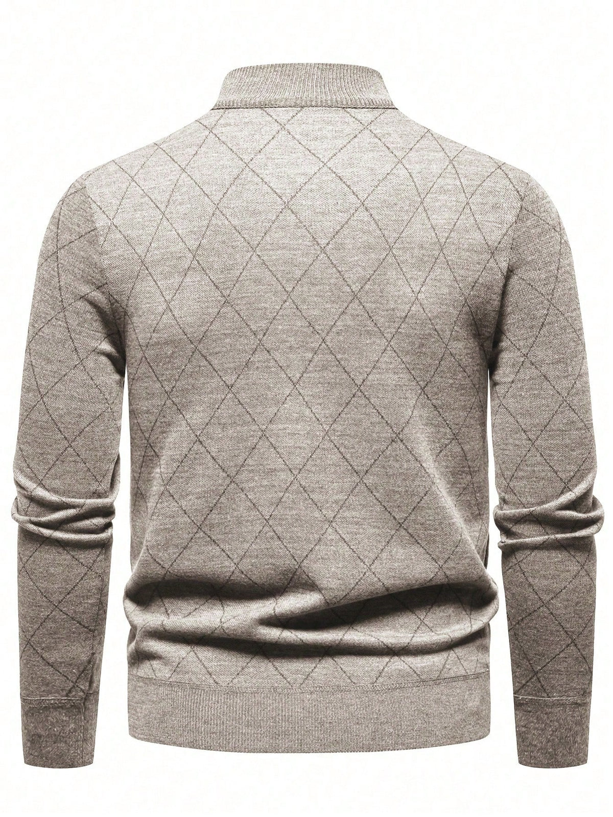 Marcello Vane Men's Lightweight Half-Zip Knit Sweater, Long Sleeve Pullover, Fall/Winter