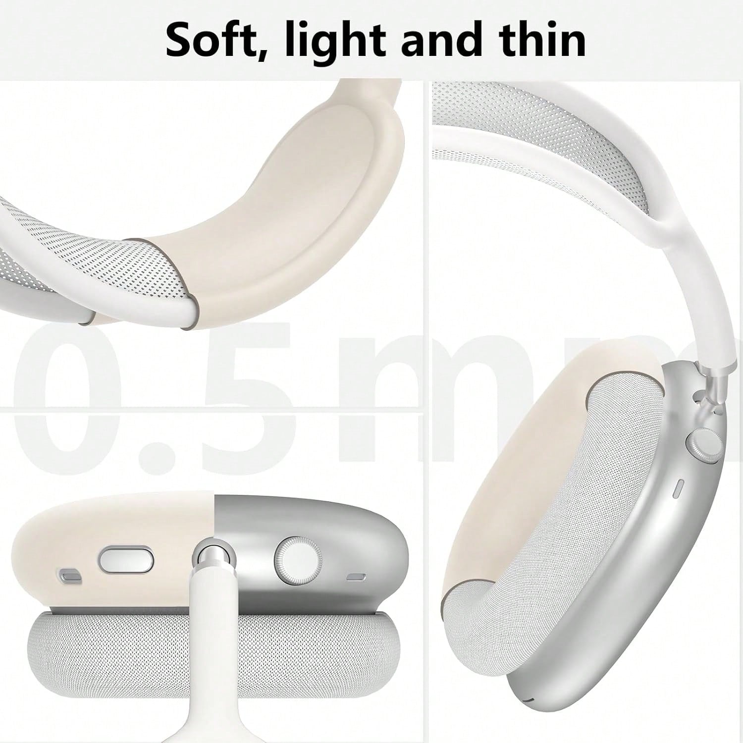 Max Silicone Protective Case (Multiple Colors Available)- Sweat-Proof Design Headphone Protective Cover