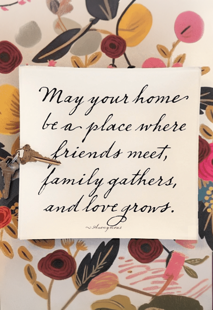 May Your Home Be A Place Decoupage Glass Tray - Ben's Garden