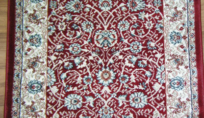 Dynamic Rugs Stair Treads Melody Stair Runner and Stair Treads  Red 985022-339 By Dynamic Rugs