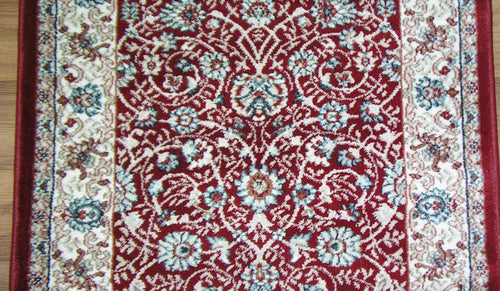 Dynamic Rugs Stair Treads Melody Stair Runner and Stair Treads  Red 985022-339 By Dynamic Rugs