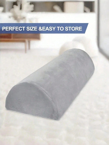 Memory Foam Crescent-Shaped Leg Support Pillow And Ergonomic Neck Cushion, Orthopedic Side-Sleeping Leg Elevation Pillow With Removable Washable Cover, Relieves Body Pressure, Suitable For Home Rest