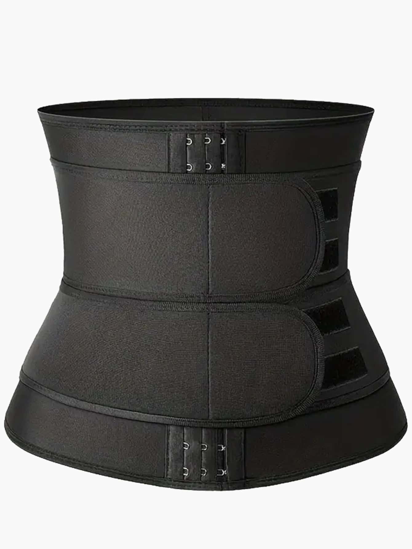Men Breathable High Elasticity Waist Trainer Belt Sporty Compression For Posture Support Tummy Control Adjustable Moisture Wicking Gym Casual Wear