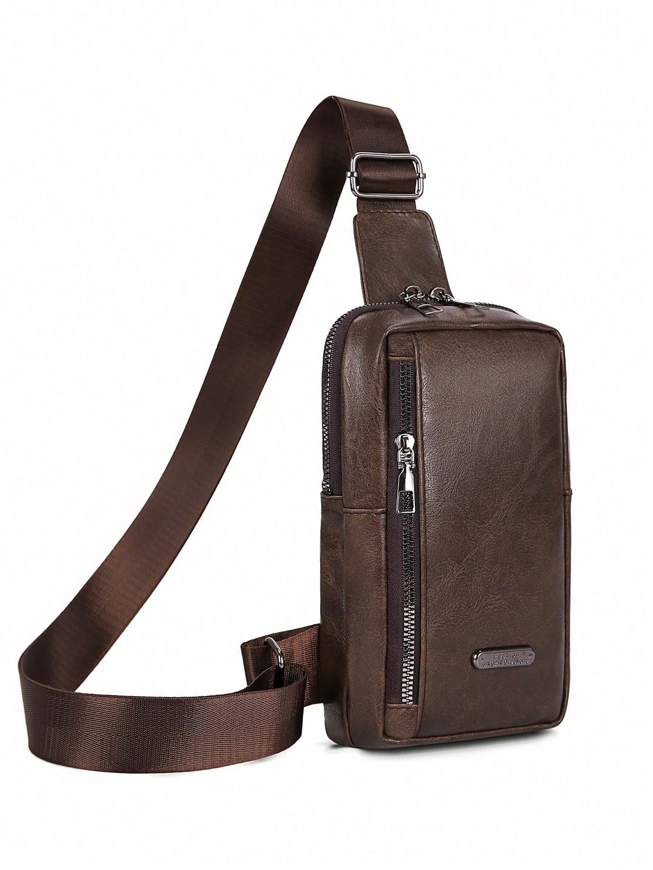 Men's Chest Bag Valentine's Day Style Men's Shoulder Bag Waterproof Fabric, No Burden On The Upper Body, Suitable For Campus Outdoor And Street