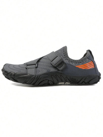 Men's Grey Water Shoes For Swimming, Beach, Pool, Surfing, Diving, And Walking, Quick-Dry And Barefoot Design