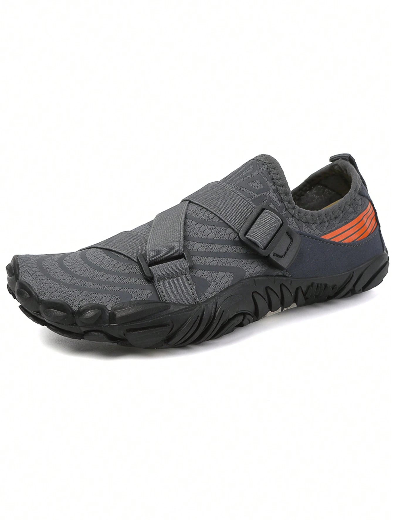 Men's Grey Water Shoes For Swimming, Beach, Pool, Surfing, Diving, And Walking, Quick-Dry And Barefoot Design