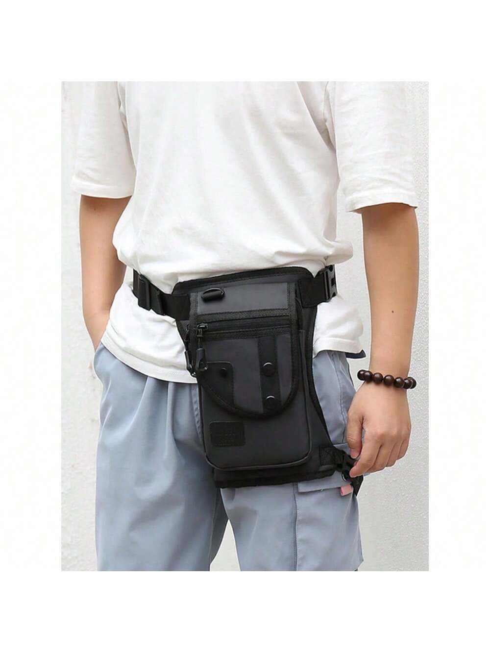 Men's Oxford Cloth Thigh Bag, Fashionable Hip Bag, Waist Bag, Thigh Bag, Hip Bag, Multi-Functional Cycling Men's One Shoulder Crossbody Bag, Hiking Travel, Student Autumn Travel, Christmas, Winter Gif