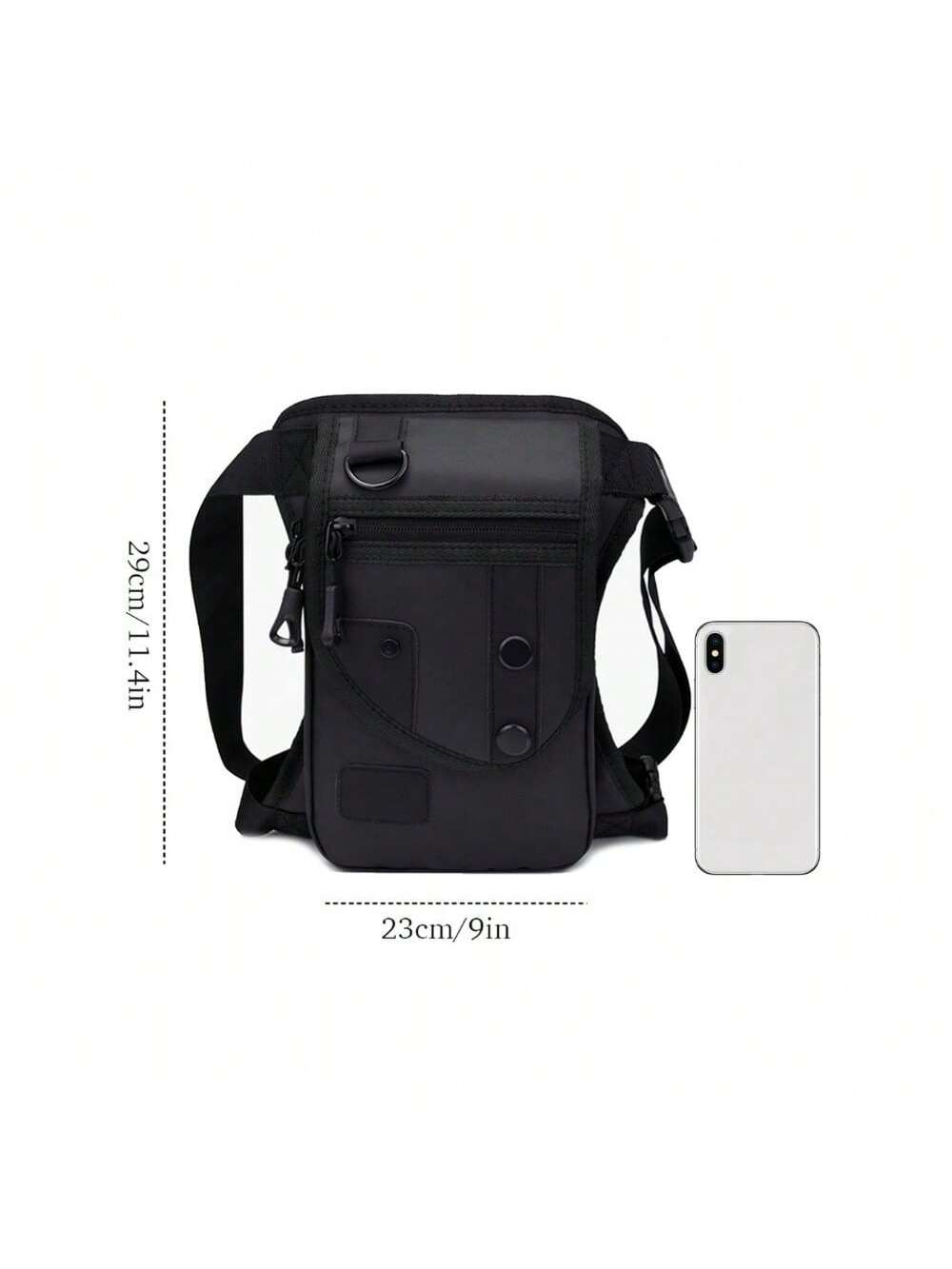 Men's Oxford Cloth Thigh Bag, Fashionable Hip Bag, Waist Bag, Thigh Bag, Hip Bag, Multi-Functional Cycling Men's One Shoulder Crossbody Bag, Hiking Travel, Student Autumn Travel, Christmas, Winter Gif