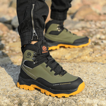 Men's Steel Toe Shoes Waterproof Soft Durable Work Boots Indestructible Comfortable Work Boots Anti-Slip Work Shoes Women's Work Shoes