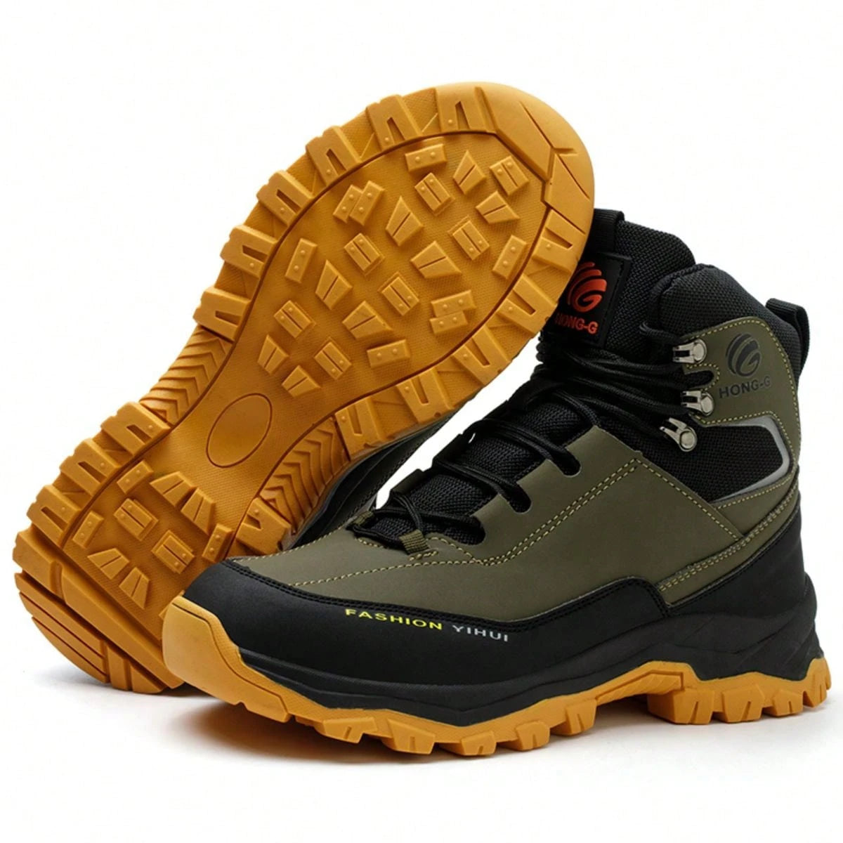 Men's Steel Toe Shoes Waterproof Soft Durable Work Boots Indestructible Comfortable Work Boots Anti-Slip Work Shoes Women's Work Shoes