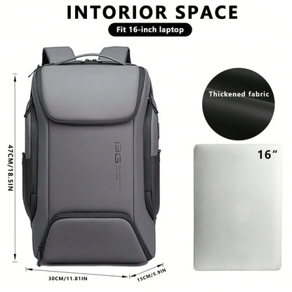 Men' S Work Backpack, Stylish Travel Shoulder Bag, 3Dmolded High-Tech Backpack, Business Laptop Bagcompatible With Up To A 17.3-Inch Laptop, Premiumquality, Perfect Christmas Or Birthday Gift