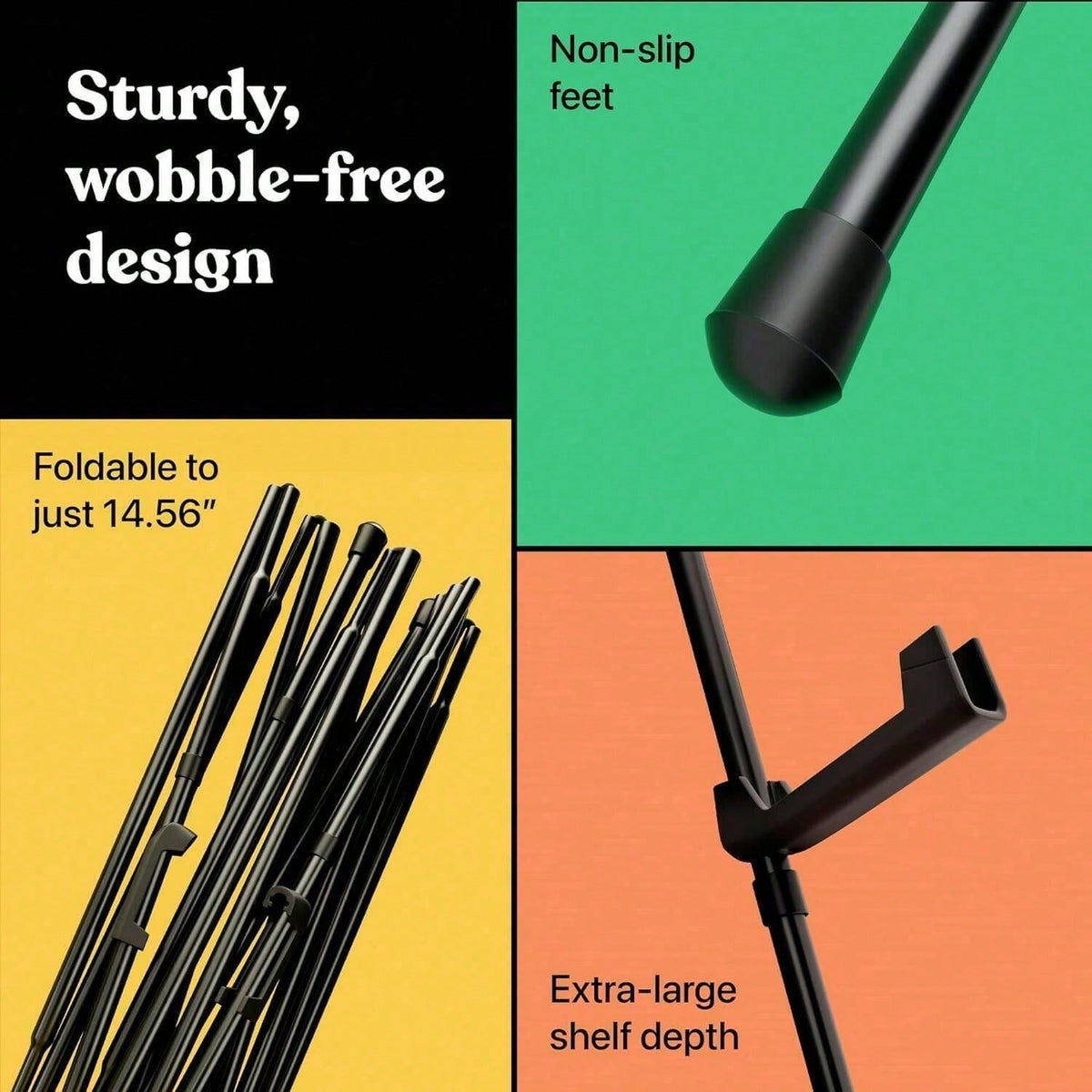 Metal Tripod Easel Stand, Foldable Adjustable Height Display Stand, Portable Floor Easel For Canvas Painting, Poster, Photo Frame, Sign Holder, Ideal For Home Art Creation & Daily Display