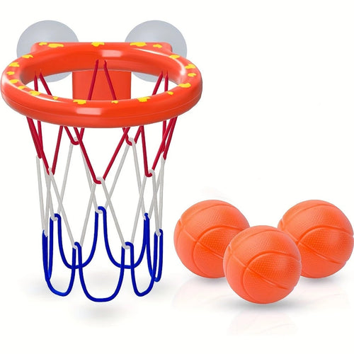 Mini Basketball Hoop For Kids Bath Tub, Fun Children's Bathing Toy, Holiday Gift For Little Kids