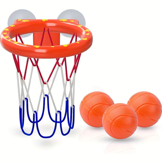 Mini Basketball Hoop For Kids Bath Tub, Fun Children's Bathing Toy, Holiday Gift For Little Kids