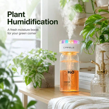 Mini Humidifier For Home And Car Use, USB Rechargeable, Portable Cool Mist Diffuser, 3 Spray Modes, 7-Color Changing LED Night Light, Silent Ultrasonic Humidifier, Perfect For Bedrooms, Living Rooms
