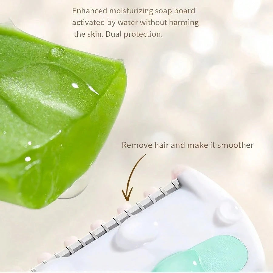 Mini Women's Painless Underarm & Bikini Hair Trimmer- Reusable Razor, Smooth Skin, No Irritation, No Cuts, Multiple Colors Available