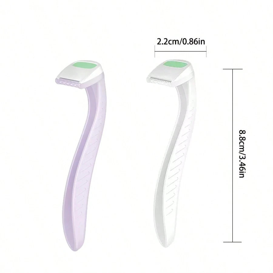 Mini Women's Painless Underarm & Bikini Hair Trimmer- Reusable Razor, Smooth Skin, No Irritation, No Cuts, Multiple Colors Available