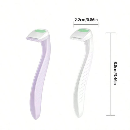 Mini Women's Painless Underarm & Bikini Hair Trimmer- Reusable Razor, Smooth Skin, No Irritation, No Cuts, Multiple Colors Available